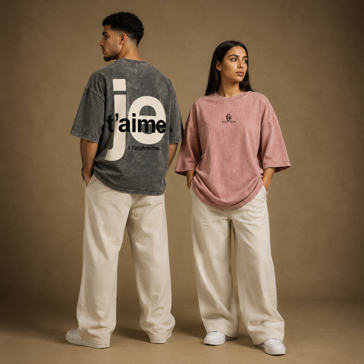 T-SHIRT JE T’AIME À L’ALGÉRIENNE