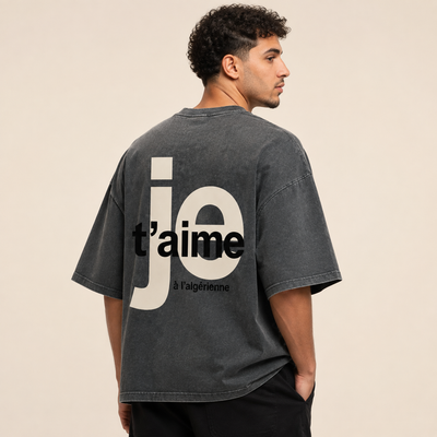 T-SHIRT JE T’AIME À L’ALGÉRIENNE