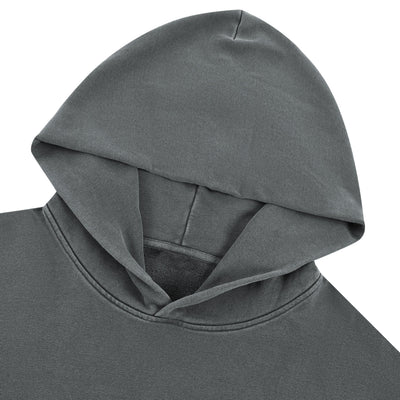 Sweat à capuche Sirocco écru présenté avec sa capuche