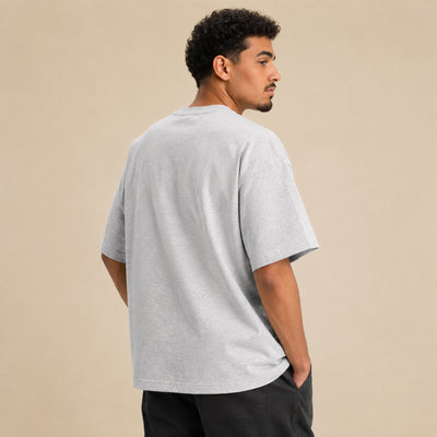 T-shirt Constantine gris présenté de dos