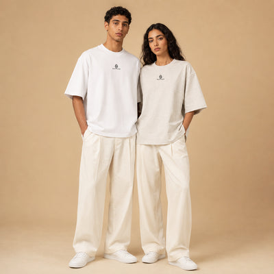T-shirts Summer in Algeria blancs portés de face