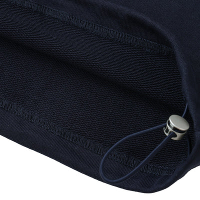 Détail du tissu du sweat Fennec bleu marine