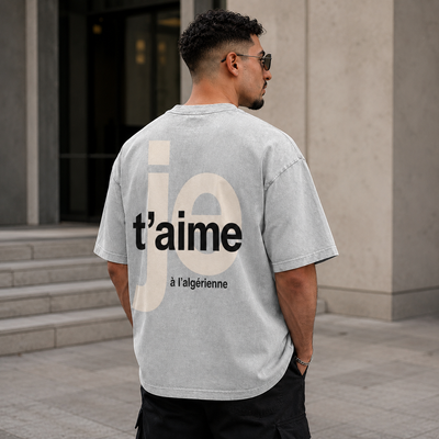 T-SHIRT JE T’AIME À L’ALGÉRIENNE