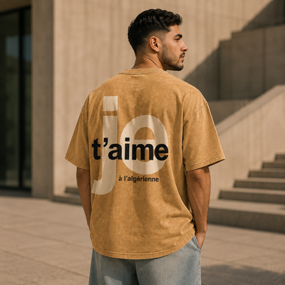 T-SHIRT JE T’AIME À L’ALGÉRIENNE
