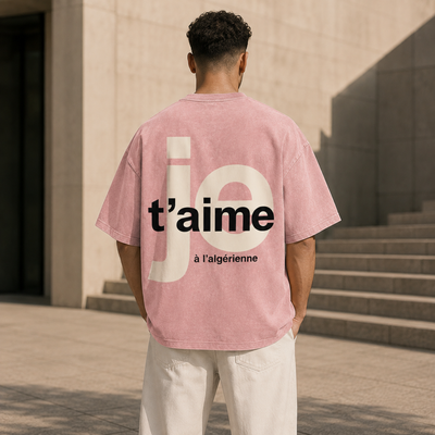 T-SHIRT JE T’AIME À L’ALGÉRIENNE