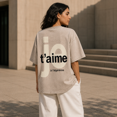 T-SHIRT JE T’AIME À L’ALGÉRIENNE