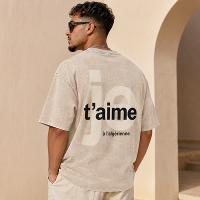 T-SHIRT JE T’AIME À L’ALGÉRIENNE