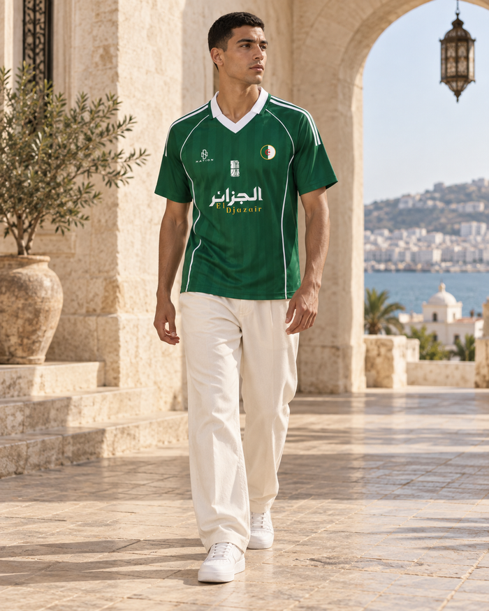 Maillot + pantalon ample écru
