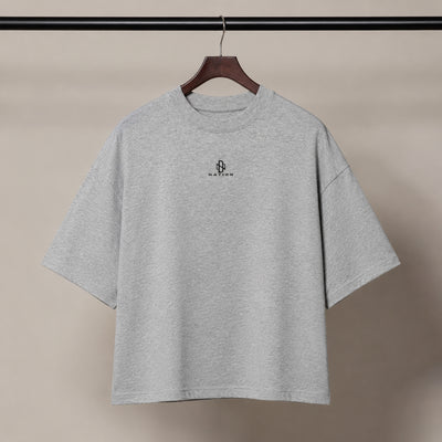 T-shirt Summer in Algeria gris présenté sur cintre